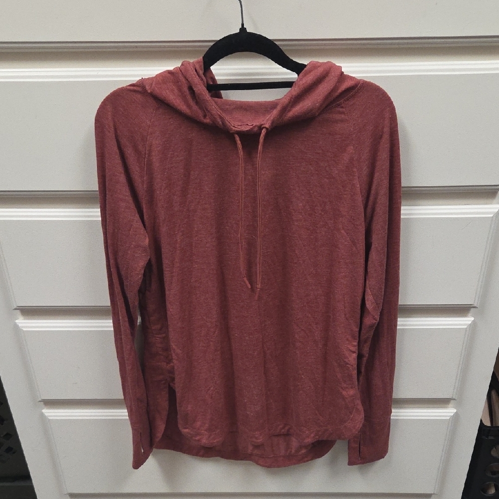 Women's Pink/orangish Hoodie Top